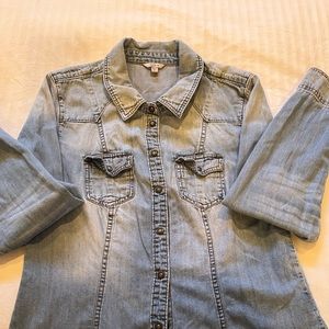 Denim blouse GUESS for women